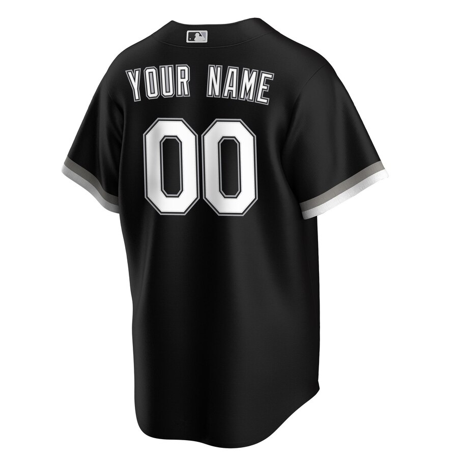 Chicago White Sox Nike Alternate 2020 Replica Custom Jersey – Black ...