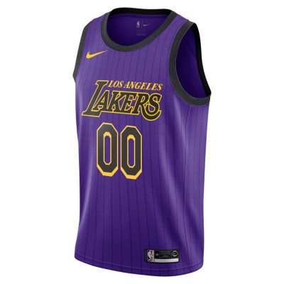Los Angeles Lakers Nike 2018/19 Swingman Custom Jersey – City Edition ...