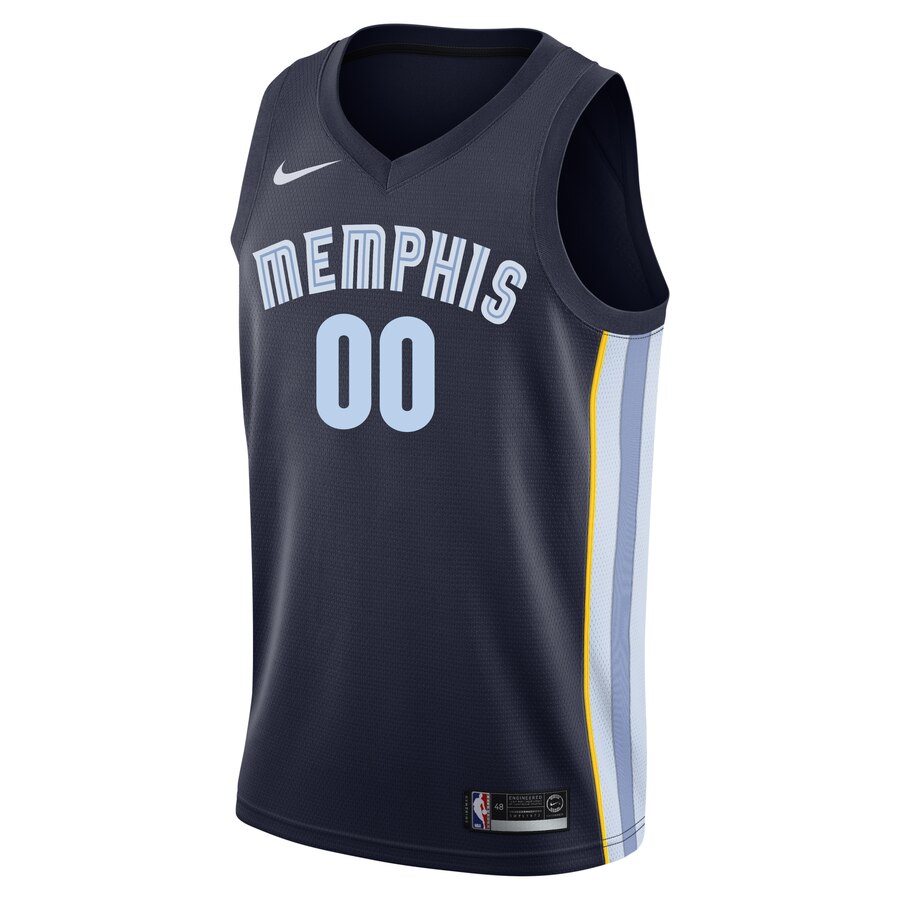 Memphis Grizzlies Nike Swingman Custom Jersey Navy - Icon Edition ...