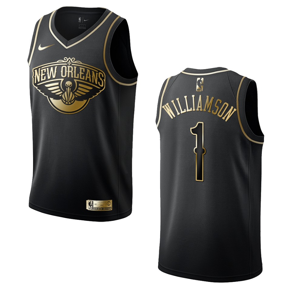 black and gold pelicans jersey