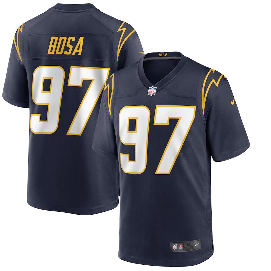 Men's Los Angeles Chargers Joey Bosa Nike Navy Alternate Game Jersey ...