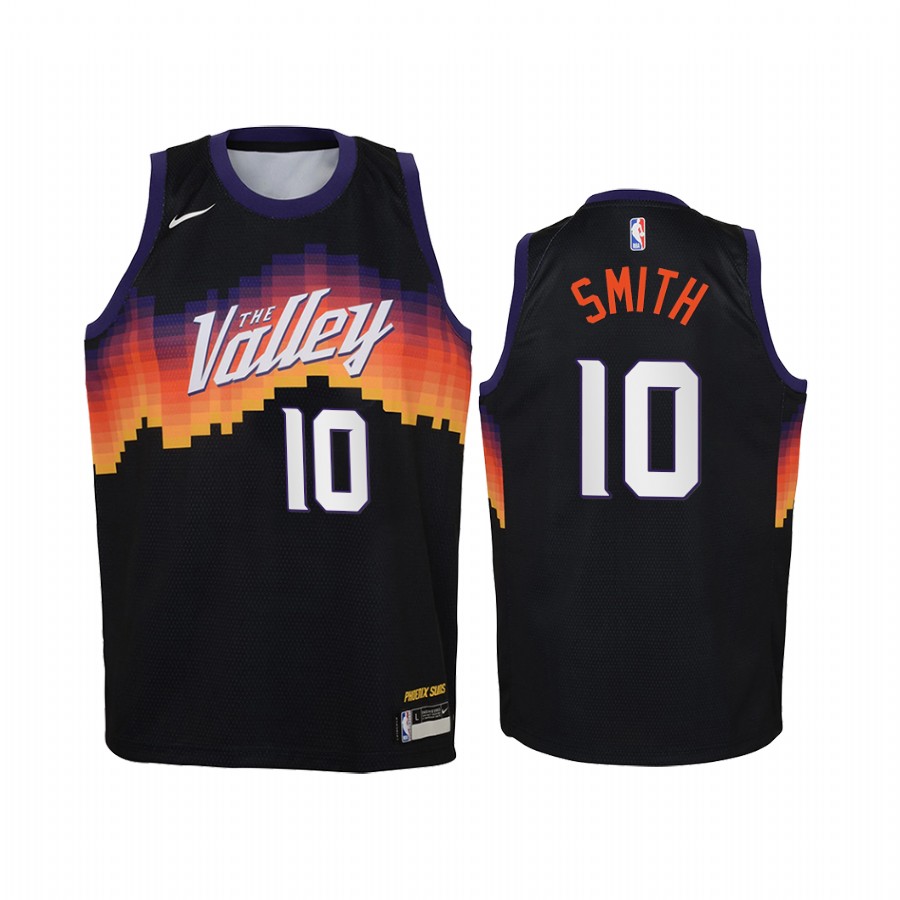 Phoenix Suns Jalen Smith 2020 21 City Black Youth Jersey 2020 Nba Draft Ctjersey Store