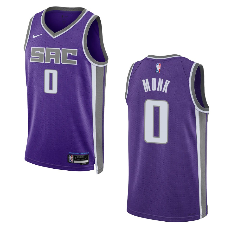 Kings 2022-23 Icon Edition Malik Monk Purple Jersey Swingman - Ctjersey ...