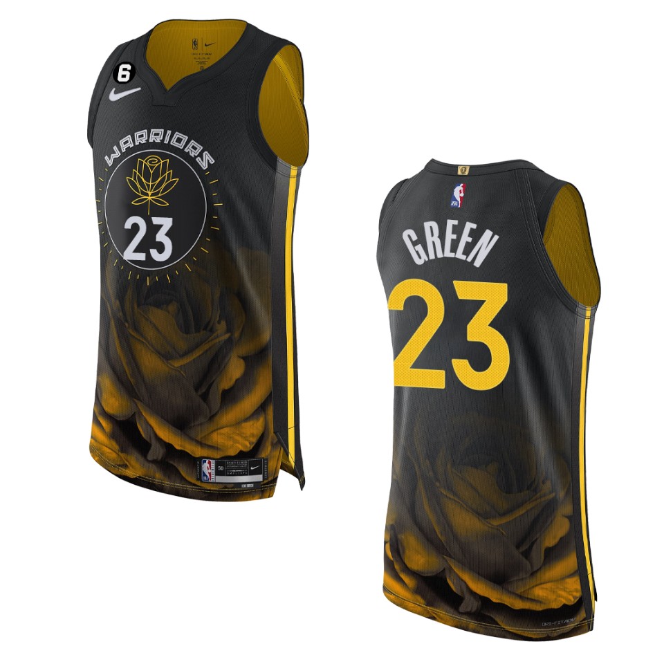 Golden State Warriors Draymond Green 2022-23 City Edition Black Jersey ...